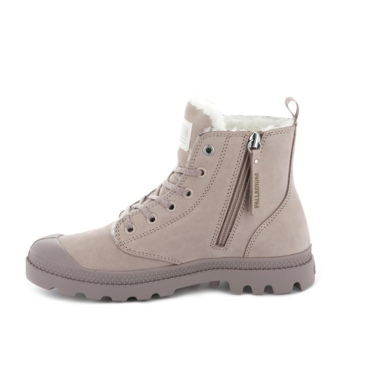 Dámské Boty Palladium Pampa Hi Zip WL Růžové | CZ CVE-34F